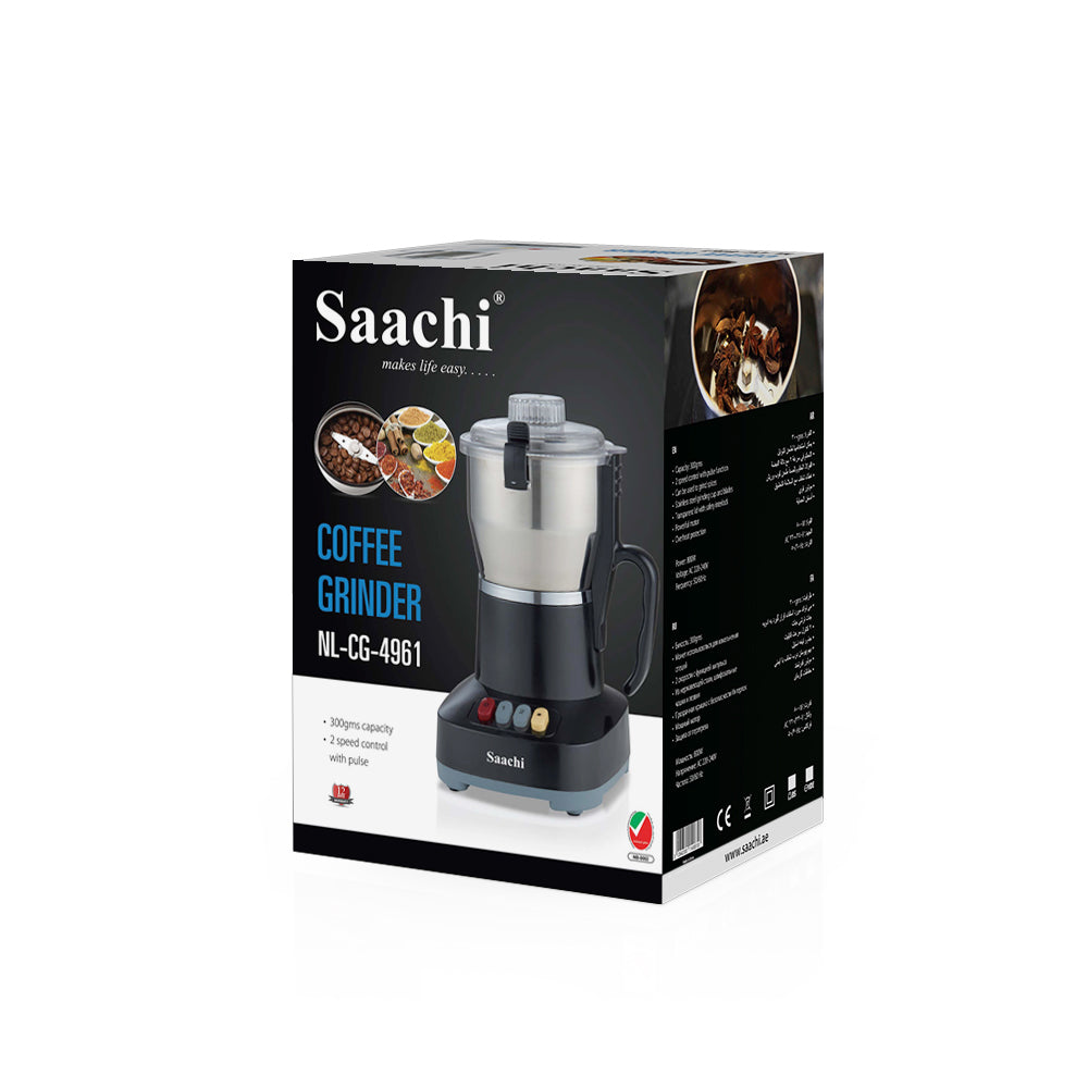Saachi Coffee Grinder with Pulse Function NL-CG-4961-BK – Saachi Store