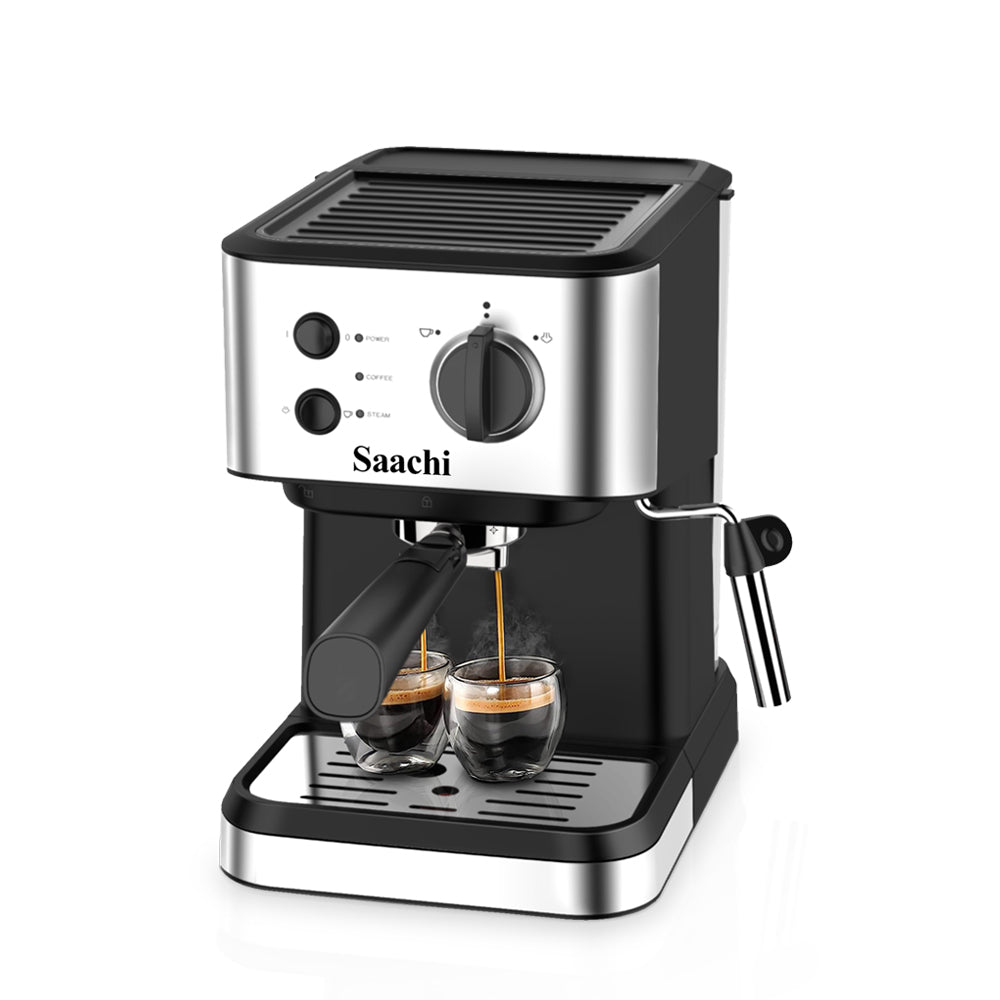 Saachi 20-Bar Espresso Coffee Maker NL-COF-7068-BK, Cappuccino