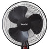 Saachi 16-Inch Stand Fan with Powerful Motor, 3-Speed Control, Adjustable Height & Wide Oscillation, 7.5-Hour Timer, Energy Efficient & Quiet OperationNL-FN-1738S-BK