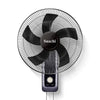 Saachi 16-Inch Wall Fan with Powerful Motor, 3-Speed Settings, 5-Blade Design, Wide Oscillation & Overheat Protection – Energy Efficient & Silent Cooling NL-FN-1740W-BK