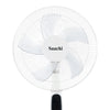 Saachi 16-Inch Stand Fan with Remote Control, Adjustable Height & Speed, Copper Motor, Wide-Angle Oscillation & 1-Hour Timer NL-FN-1744R-WH