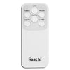 Saachi 16-Inch Stand Fan with Remote Control, Adjustable Height & Speed, Copper Motor, Wide-Angle Oscillation & 1-Hour Timer NL-FN-1744R-WH