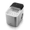 Saachi Electric Ice Maker, 1.6 Liters Water Tank Capacity, Dispenses 9pcs Bullet-shaped Ice every 6 minutes, 15 Kgs Ice in 24 Hours, Removable Ice Basket NL-IM-451-ST
