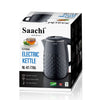 Saachi 2.3L Large Capacity Electric Kettle with Elegant Diamond Texture – Auto/Manual Shut-Off, 360° Rotating Base, Concealed Heating & Overheat Protection NL-KT-7765