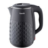Saachi 2.3L Large Capacity Electric Kettle with Elegant Diamond Texture – Auto/Manual Shut-Off, 360° Rotating Base, Concealed Heating & Overheat Protection NL-KT-7765
