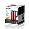 Saachi 1.8L Premium Cordless Electric Kettle with Borosilicate Glass Body – Rapid Boil, Auto Shut-Off, 360° Base, and Advanced Safety Features NL-KT-7773-RD